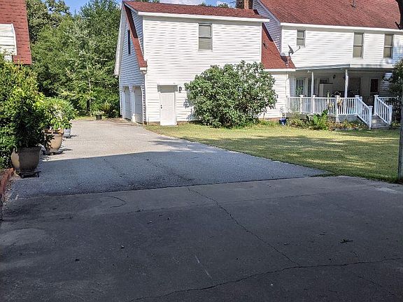 This is the view from your carport toward the driveway and the back of our home.