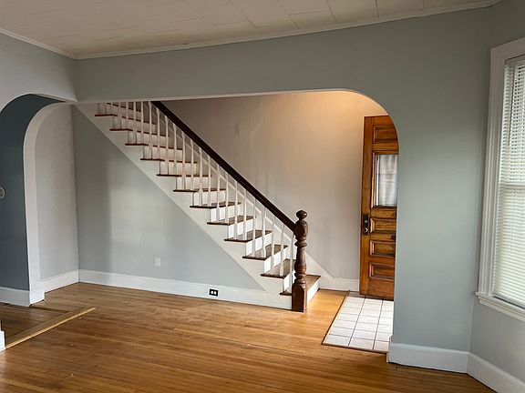Living room looking at staircase
