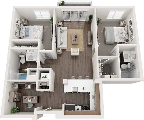 Floor plan B2DD2