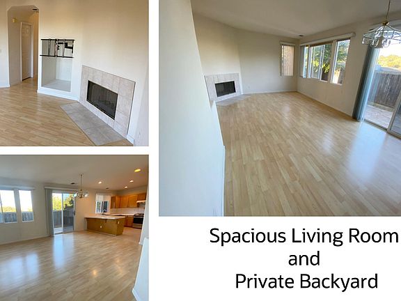 Private backyard and Spacious Living Area