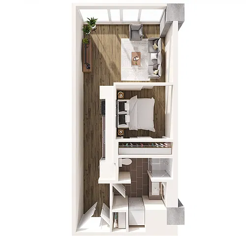 Floor plan Studio