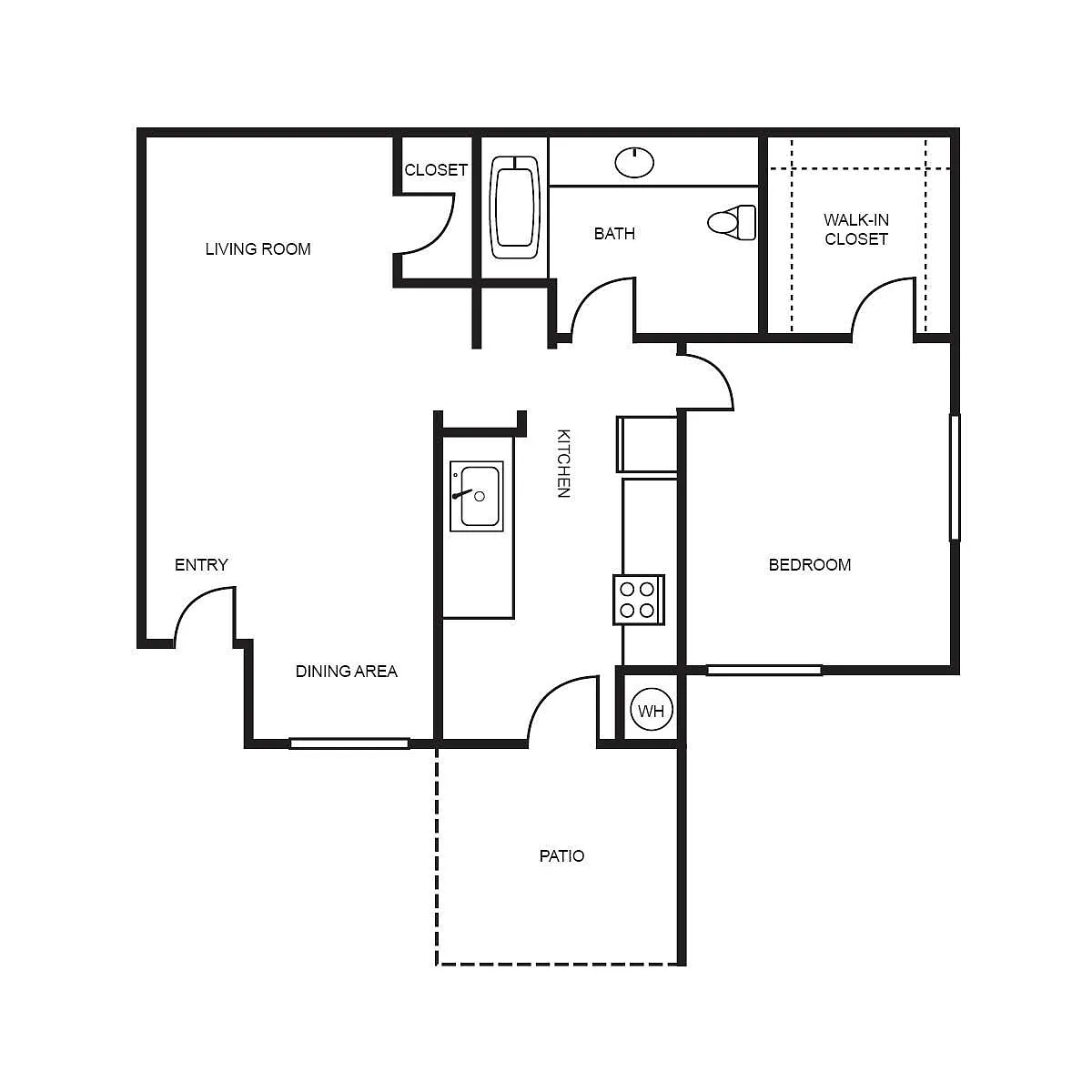 Floor plan Senora - Renovated
