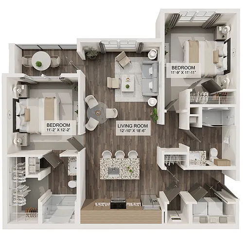 Floor plan The Menendez (B1A)