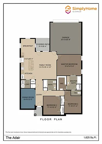 Floor plan 2325 Montrose Lane