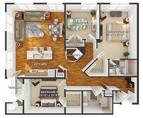 Floor plan Wiston