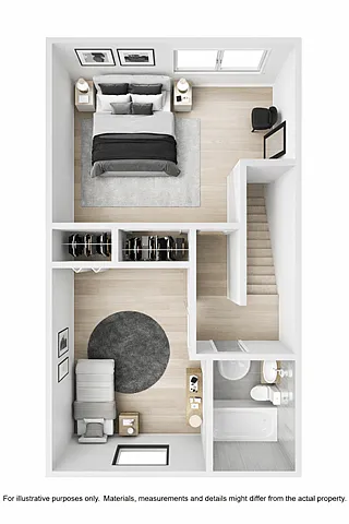 Floor plan 2 Bedroom 1 Bathroom Remodel