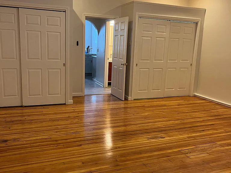 2 separate closets in large bedroom