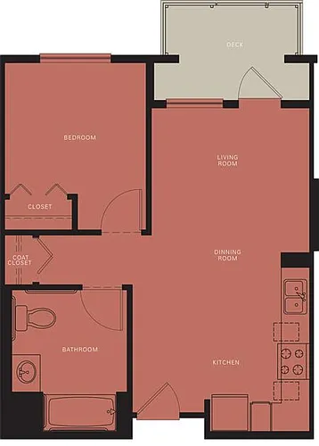 Floor plan 1BRM REV1