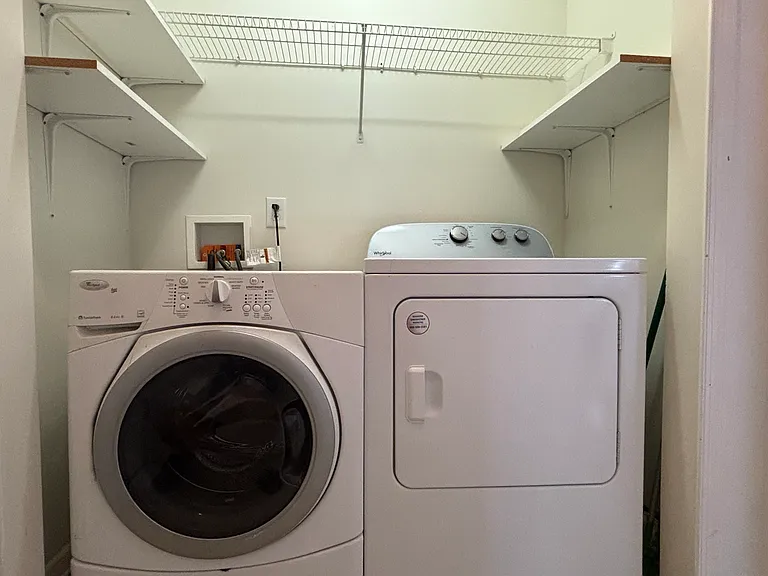 Washer and dryer