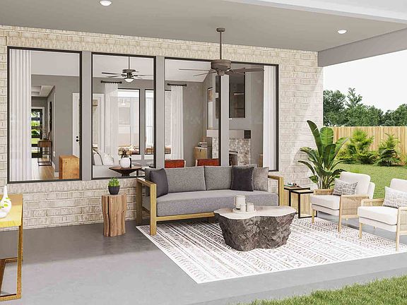 Representative Only Lisbon Plan Outdoor Covered Living