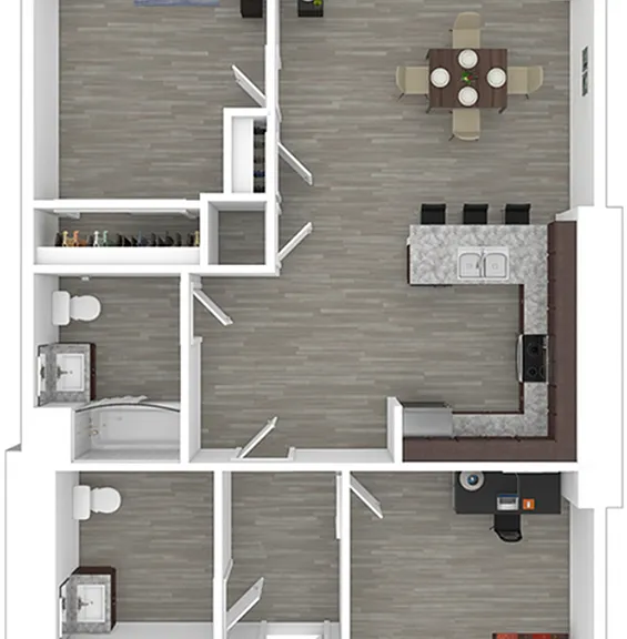 1 BED + DEN 1 BED + DEN