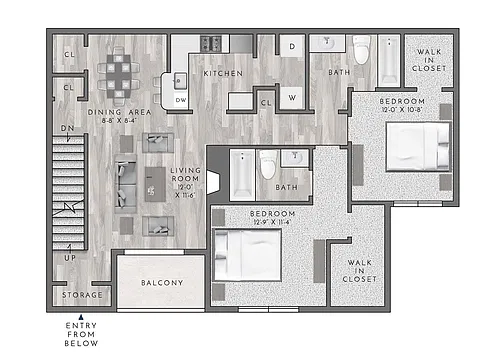 Floor plan B3