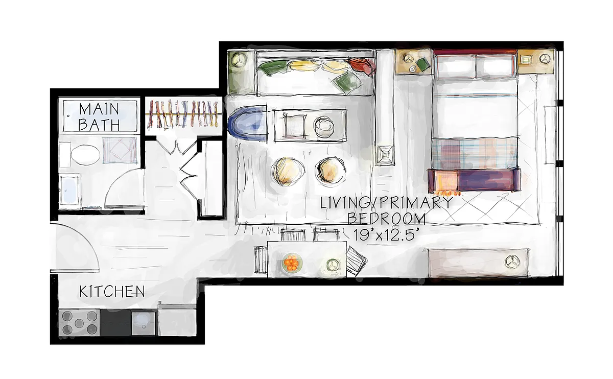 Floor plan Dali