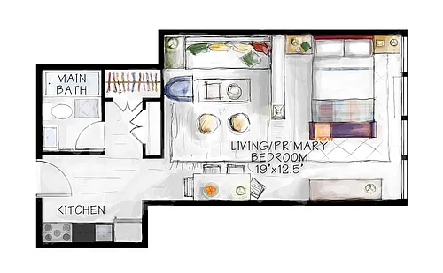 Floor plan Dali