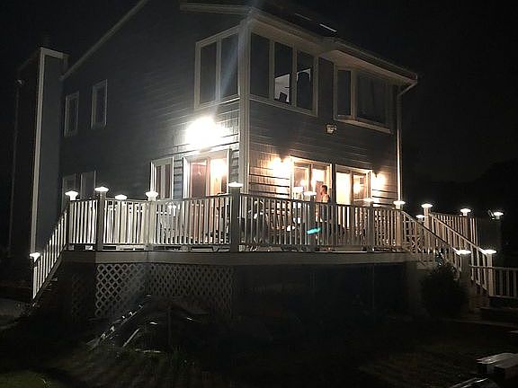 New vinyl siding and deck 