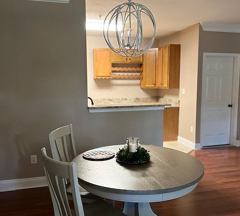 1st floor (open concept) dinning area

(staged picture for reference of possible furniture location)