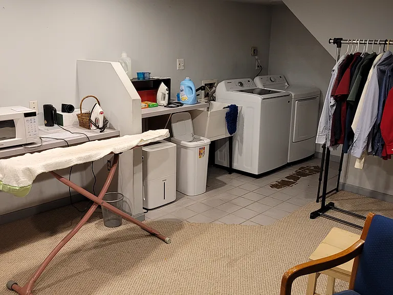 Basement office/laundry room view 1