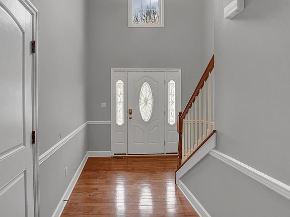 Two Story entry that is roomy and lets in a lot of natural light