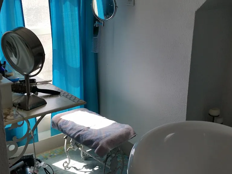 Master bath vanity