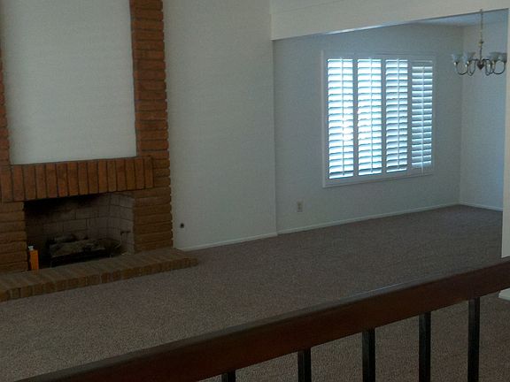 Living room and dining room