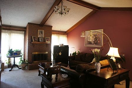 family room with furniture