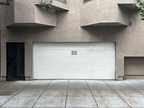 Private garage door for convenient entry & exit