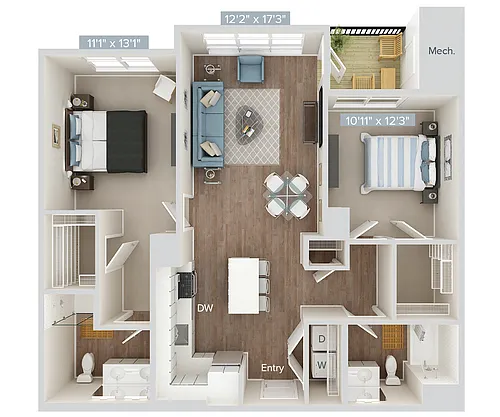 Floor plan BM2-1
