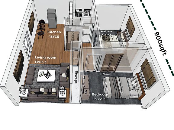 3rd image of 779 Anderson Ave APT 2