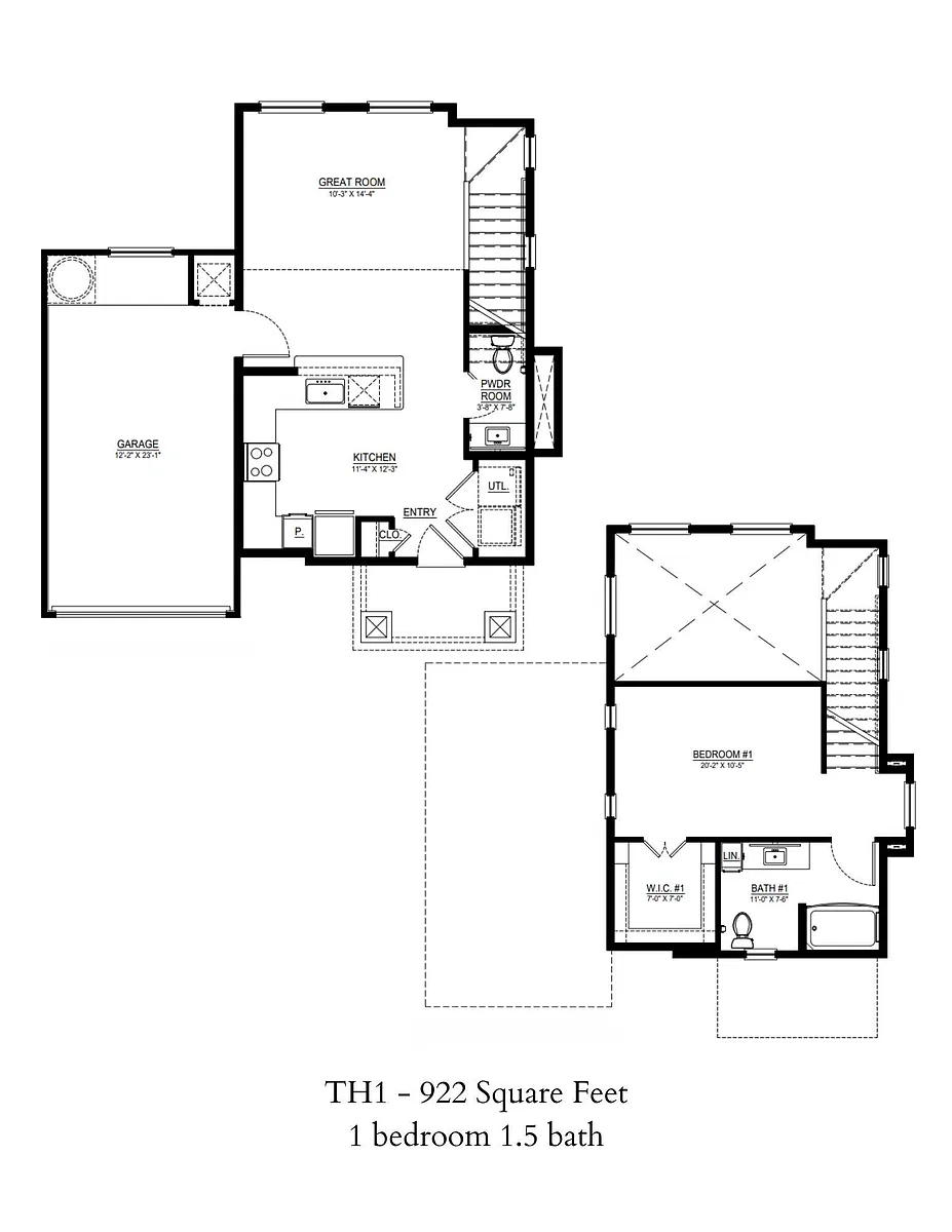 Floor plan TH1