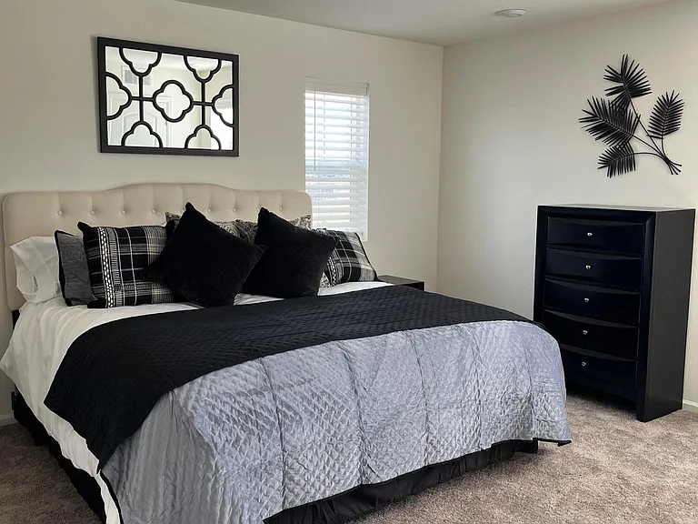 Master Bedroom with king bed