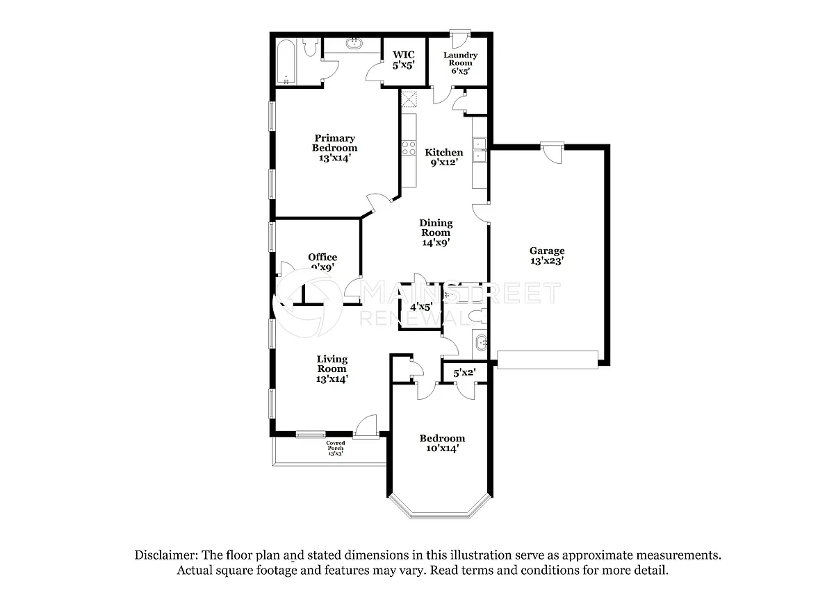 Floor Plan - 105 Clover St