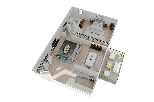 Floor plan One Bedroom