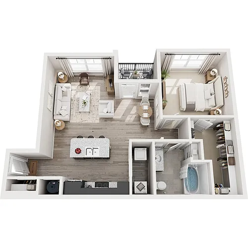 Floor plan 1E