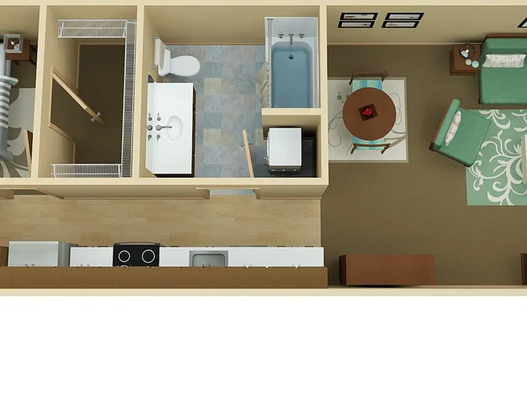 One Bedroom 670 + 717 One Bedroom 670 + 717