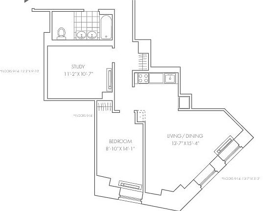 3rd image of 20 Exchange Pl APT 718