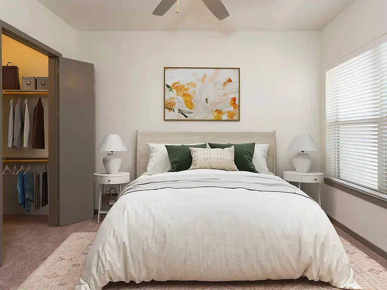 Carpeted Bedroom