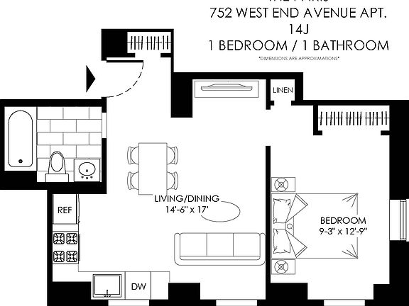 2nd image of 752 W End Ave APT 14J