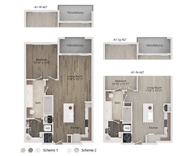 Floor plan A1 alt