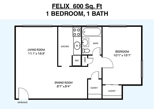 Floor plan Felix