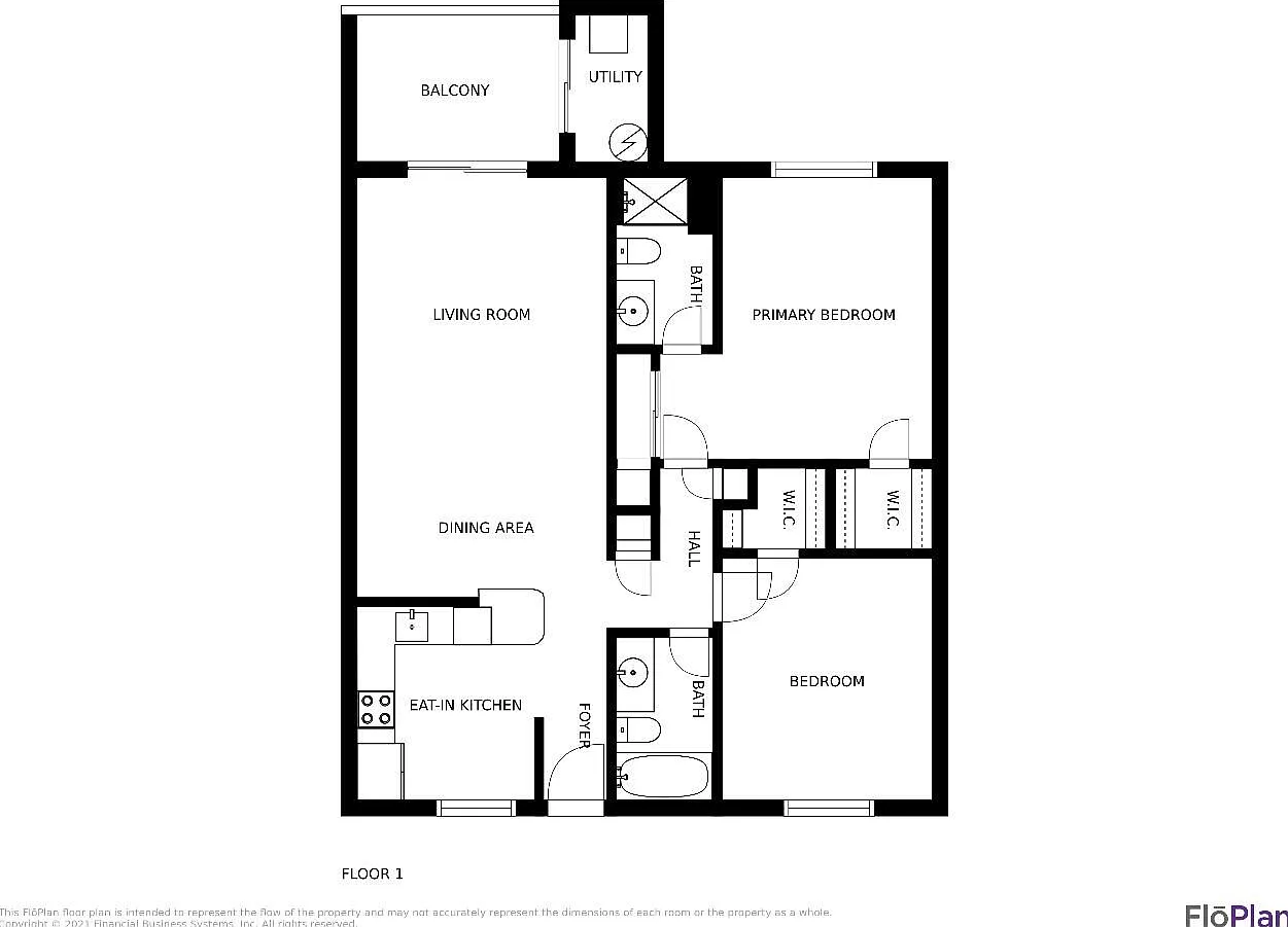1 bed, 1.5 bath, 754 sqft, $1,400 — Photo 2