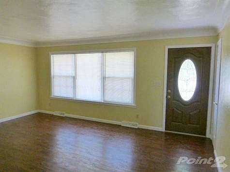 Living Room with new window and door
