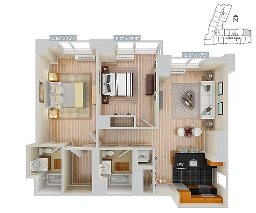 Floor plan Furnished-f-B16-1094