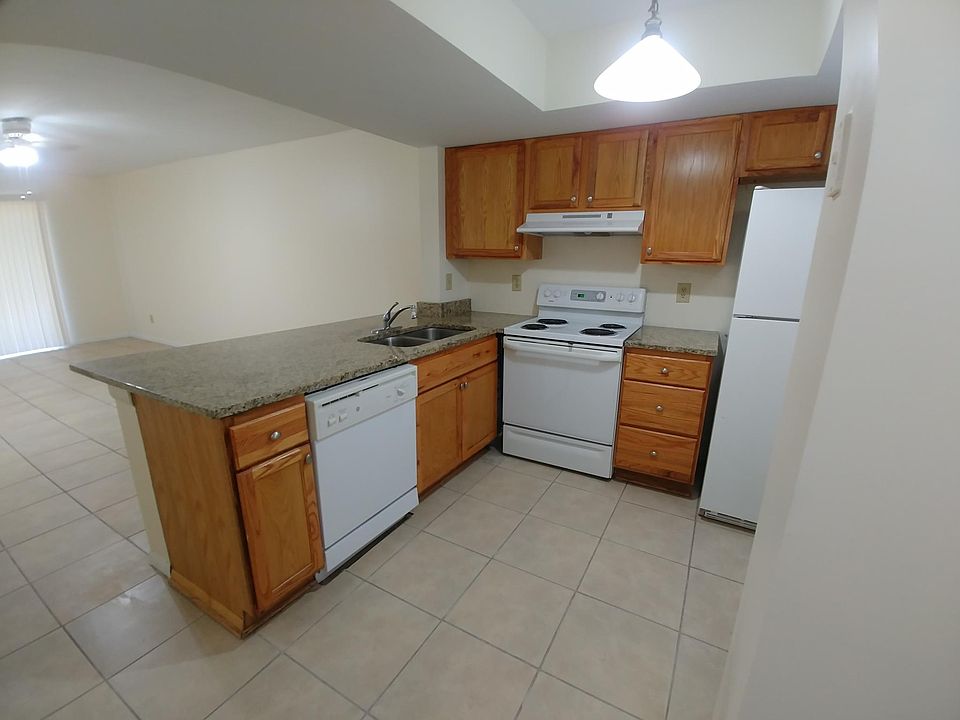 Kitchen with granite counter tops