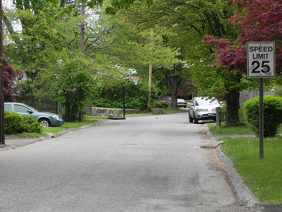Quiet side street near Stew 