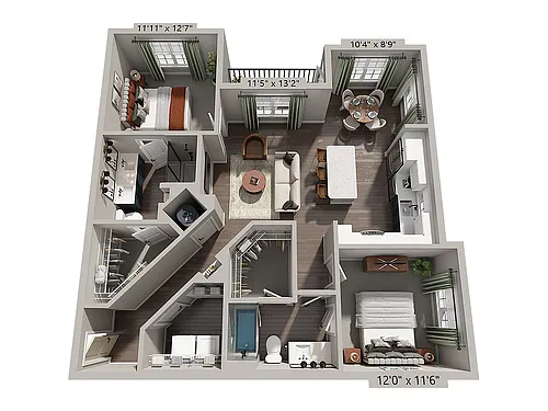Floor plan B1