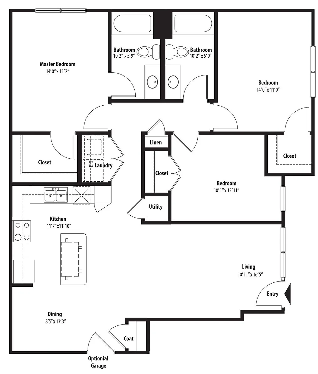 Floor plan C1-G