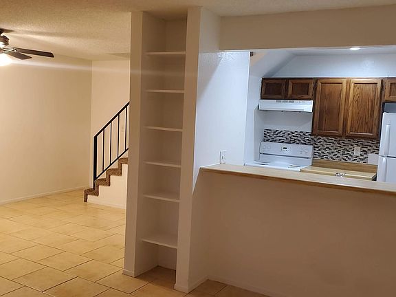Built-in bookshelves