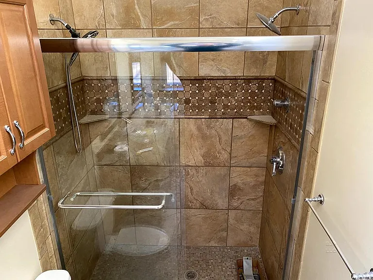 Master shower