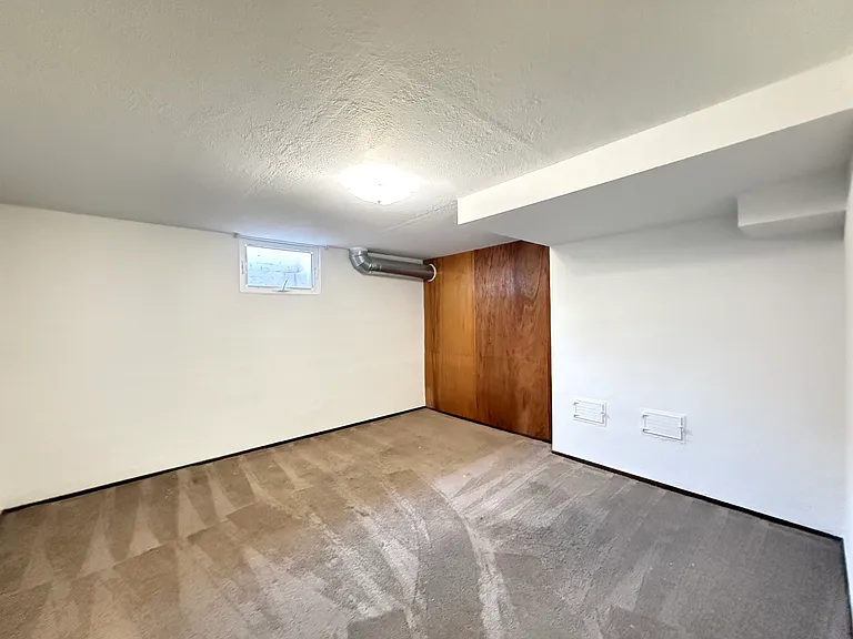 Basement bonus room, new carpet coming