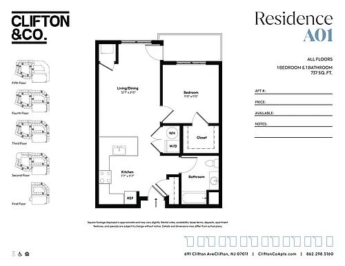 Floor plan A01
